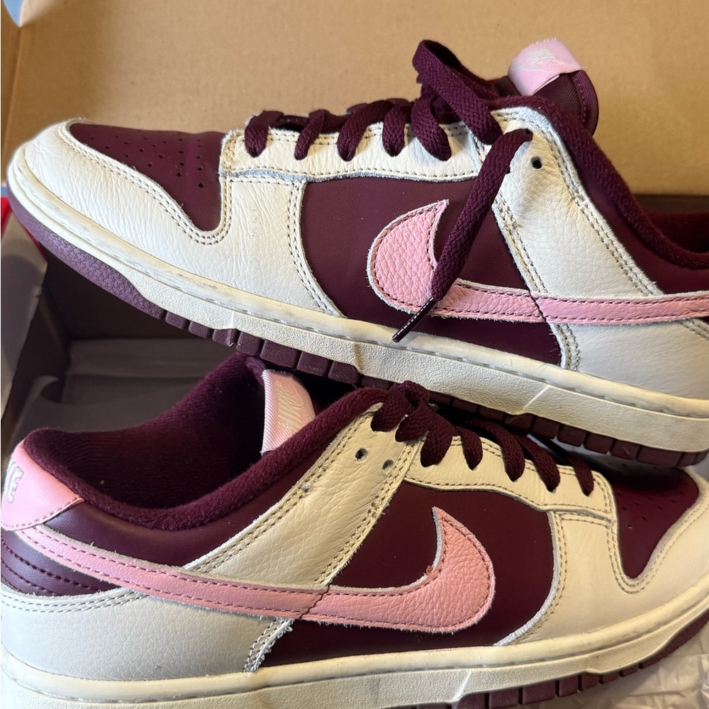 Nike Dunk Low Retro PRM in Pale Ivory and Soft Pink